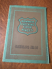 Bommer Checking Floor Spring Hinges and Thresholds Catalog No. 61 1937 EC comprar usado  Enviando para Brazil