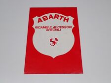 Abarth catalogo ricambi usato  Bussoleno