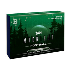 2024 TOPPS MIDNIGHT FOOTBALL HOBBY BOX (3 AUTOS) Novo em folha lacrado de fábrica comprar usado  Enviando para Brazil