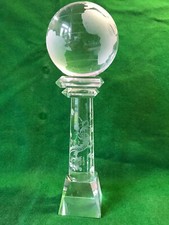 Laser crystal globe for sale  LONDON