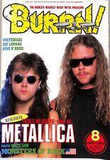 Usado, Burrn! Magazine Issue #8 August 1988 Metallica Cover Heavy Metal Japan comprar usado  Enviando para Brazil
