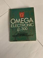 Libretto istruzioni omega usato  Moncalieri