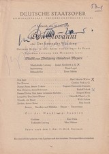 AUTOGRAPHED Opera Programme 1948 Don Giovanni Karl Schmitt Walter Berlin, usado comprar usado  Enviando para Brazil