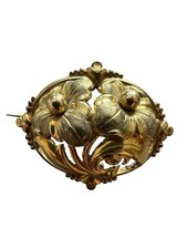 Antique broche florale d'occasion  Béziers