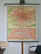 Vintage 1969 schulwandkarte gebraucht kaufen  Deutschland
