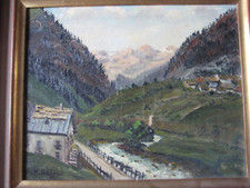 Ancien tableau hst d'occasion  Saint-Jean-en-Royans