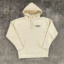 Pulôver Cove Surf Co com capuz masculino médio M branco creme Califórnia EUA surf skate comprar usado  Enviando para Brazil