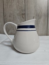 ceramic creamer striped blue for sale ceramic creamer striped blue for sale Hanover