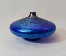 Usado, Lâmpada perfumada óleo arte iridescente azul cobalto roxo! Ótimo! comprar usado  Enviando para Brazil