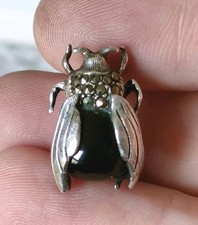 Silver black onyx for sale  LONDON