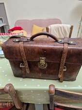 Vintage leather attache for sale  LONDON