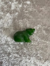 Jade bear ornament for sale  NEW MILTON
