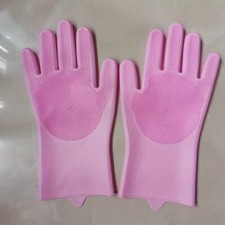 Usado, Luvas de silicone para lavar louça de cozinha luvas de limpeza doméstica comprar usado  Enviando para Brazil