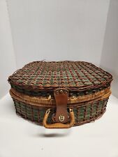 Vintage wicker suitcase for sale  Moultrie