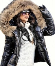 Winterjacke damen fell gebraucht kaufen  Berlin