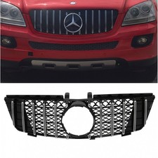 Używany, Sportowa osłona chłodnicy chromowana pasuje do Mercedes ML W164 Panamericana GT od 2005-2008 na sprzedaż Używany, Sportowa osłona chłodnicy chromowana pasuje do Mercedes ML W164 Panamericana GT od 2005-2008 na sprzedaż  Wysyłka do Poland