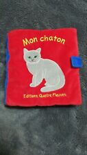 Livre tissu chaton d'occasion  Rouen-