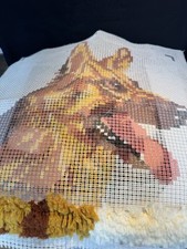 Knüpfkissen 45 angefangen gebraucht kaufen  Frechen
