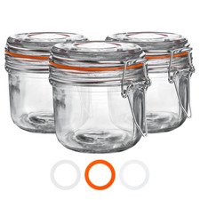 Glass storage jars for sale  ABINGDON