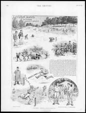 1895 antique print for sale  ASHFORD