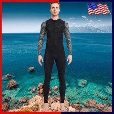 Usado, Terno de mergulho masculino com zíper protetor solar roupas de pele de mergulho equipamentos para esportes aquáticos comprar usado  Enviando para Brazil