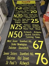bus destination blinds for sale bus destination blinds for sale WESTERHAM