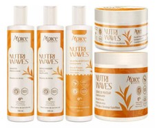 Usado, Apice Nutri Waves Kit Cosmeticos Cuidado Completo para Cabelos Saudáveis e Definidos comprar usado  Brasil 