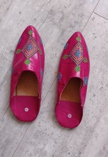 Babouches marocaines roses d'occasion  Beaumont-de-Lomagne