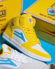 Tênis de Skate Lakai X Pacifico Telford SMUHigh Top-Amarelo/Ciano-Masculino Tamanho 11-Novo Sem Caixa comprar usado  Enviando para Brazil