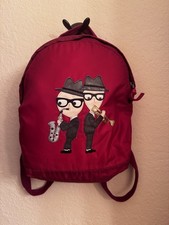 Mochila vermelha enfeitada Dolce & Gabbana com detalhes autêntica, usado comprar usado  Enviando para Brazil