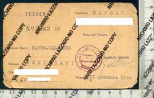 012117 tessera unioni usato  Napoli