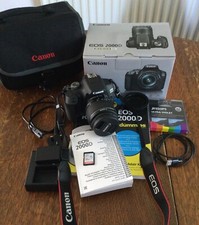Canon eos 2000d for sale  DEESIDE