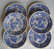 Assiettes plates bleues d'occasion  Cherbourg-Octeville-