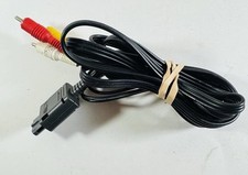 Cabo de Vídeo N64A OFICIAL AUTÊNTICO Nintendo N64 Gamecube SNES AV RCA ML389 comprar usado  Enviando para Brazil