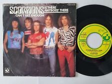Scorpions - Is There Anybody There / Can't Get Enough 7'' Vinyl Germany, usado comprar usado  Enviando para Brazil