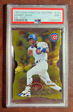1997 Leaf🍁Sammy Sosa Fractal Matrix eixo Z OURO🥇Die Cut🔥PSA 9🚨ESTADO PERFEITO💎POP 2⭐️ comprar usado  Enviando para Brazil