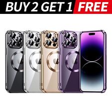 Capa lente câmera segura à prova de choque Pro Max Mag para iPhone 16 15 14 13 12 11 comprar usado  Enviando para Brazil