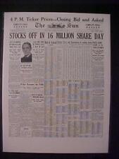 Vintage newspaper headline for sale  Hamilton