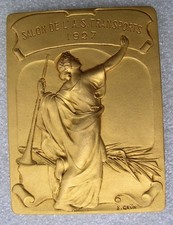 Superbe medaille 1927 d'occasion  Plombières-lès-Dijon