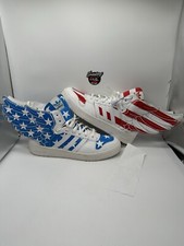 Adidas x Jeremy Scott Wings 2.0 estrelas da bandeira dos EUA e listras V24619 EUA tamanho 13.5 comprar usado  Enviando para Brazil