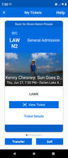 Kenny chesney concert for sale  Lockport