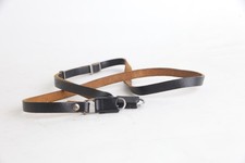 Vintage black leather for sale  BRISTOL