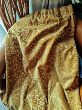 Chenille lined curtains for sale  CHESTERFIELD