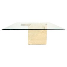 Travertine cube base for sale  USA