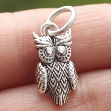 Berloque pingente de coruja prata esterlina 925 vintage ornamentado celta étnico coruja pássaro comprar usado  Enviando para Brazil
