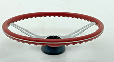 69-77 GM A Corpo Vermelho 3 Raios Volante Esportivo Conforto Aperto Buzina Cubo de Montagem comprar usado  Enviando para Brazil