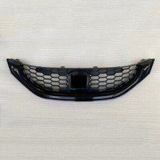 Grelha dianteira preta brilhante para-choque serve para 2013 2014 2015 Honda Civic Sedan comprar usado  Enviando para Brazil