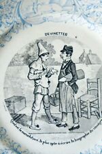 Assiette parlante décorative d'occasion  Paris XIII