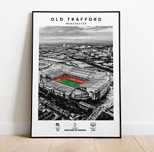 Old trafford poster for sale  UK