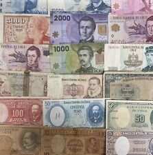 Chilean peso banknotes for sale  Shipping to Ireland